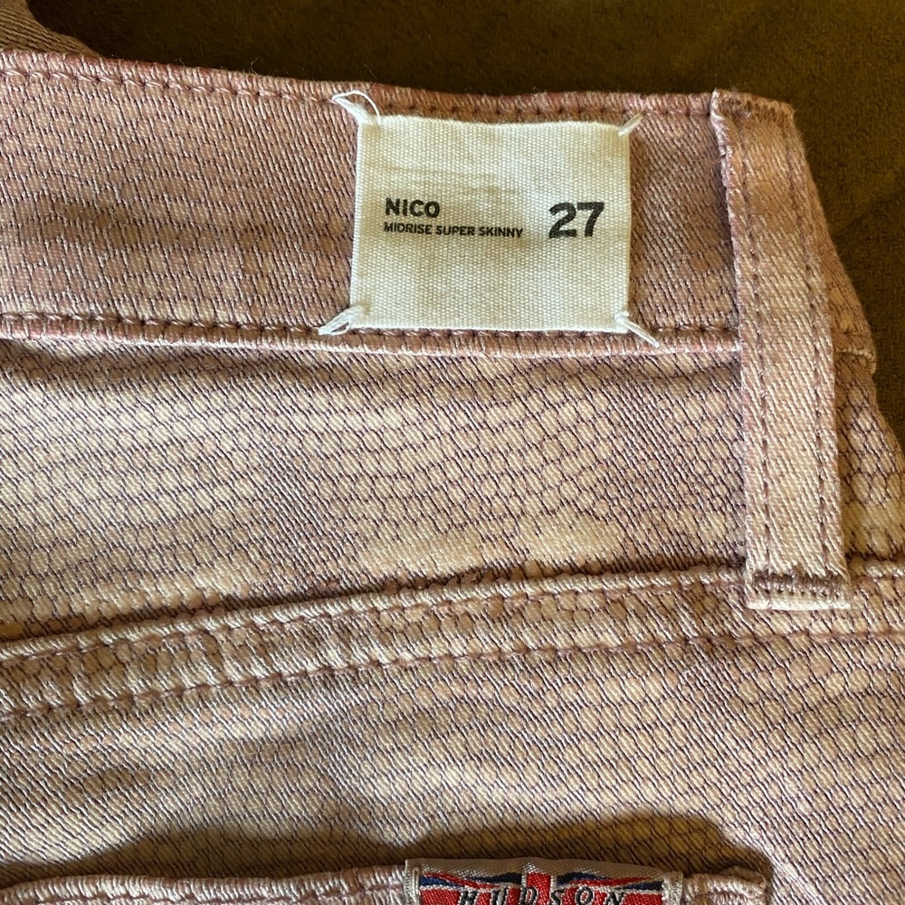 Hudson Nico pink jeans
